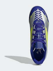 adidas Grey F50 Club Tf J Messi Football Boots - Image 6 of 9