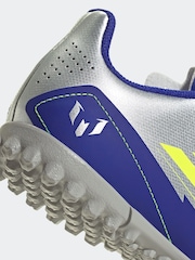 adidas Grey F50 Club Tf J Messi Football Boots - Image 9 of 9