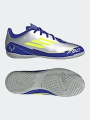 adidas Grey F50 Club in J Messi Football Boots - Image 6 of 9