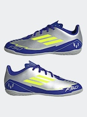 adidas Grey F50 Club in J Messi Football Boots - Image 7 of 9
