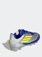 adidas Grey F50 League MG J Messi Football Boots - Image 9 of 9