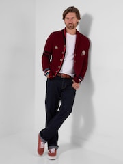 Joe Browns Red Customised Cricket Cardigan - Image 4 of 8
