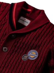 Joe Browns Red Customised Cricket Cardigan - Image 8 of 8