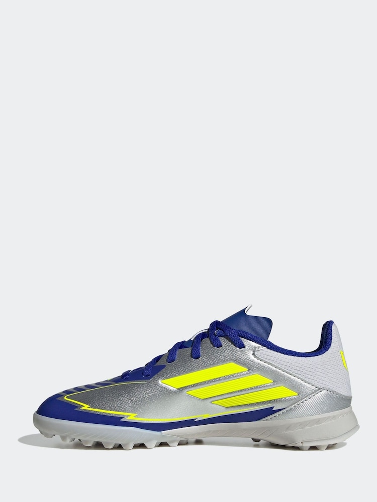 adidas Grey F50 League Tf J Messi Football Boots - Image 2 of 9