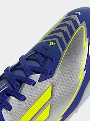 adidas Grey F50 League Tf J Messi Football Boots - Image 9 of 9