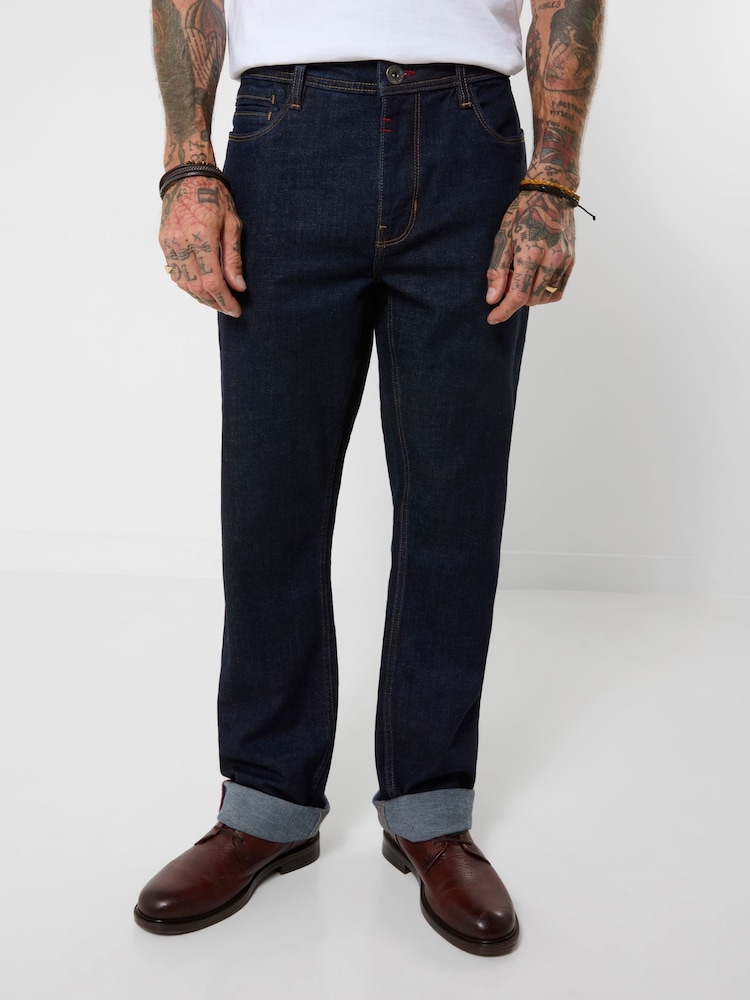 Joe Browns Blue Remarkable Rinse Wash Straight Leg Jeans - Image 1 of 8 Joe Browns Blue Remarkable Rinse Wash Straight Leg Jeans - Image 1 of 8