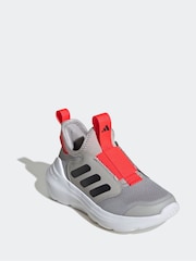 adidas Grey Infant Tensaur Comfort Trainers - Image 3 of 9