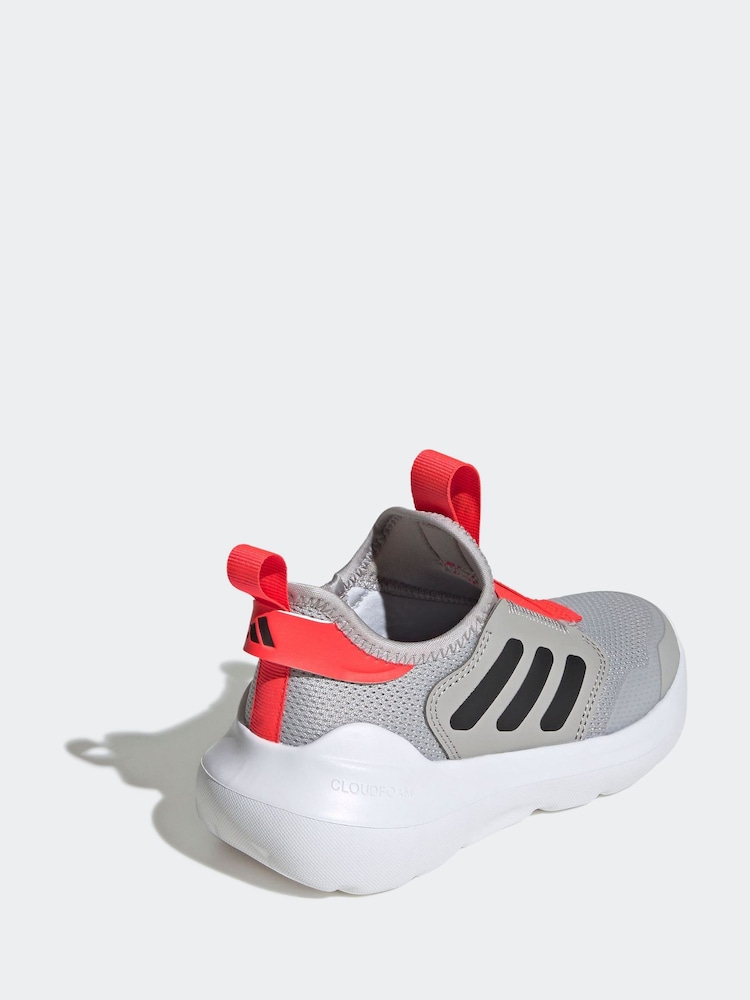 adidas Grey Infant Tensaur Comfort Trainers - Image 4 of 9