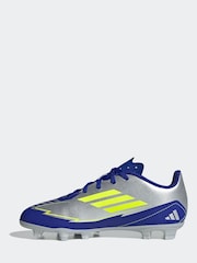 adidas Grey F50 Club Fg/MG J Messi Football Boots - Image 2 of 9