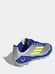 adidas Grey F50 Club Fg/MG J Messi Football Boots - Image 3 of 9