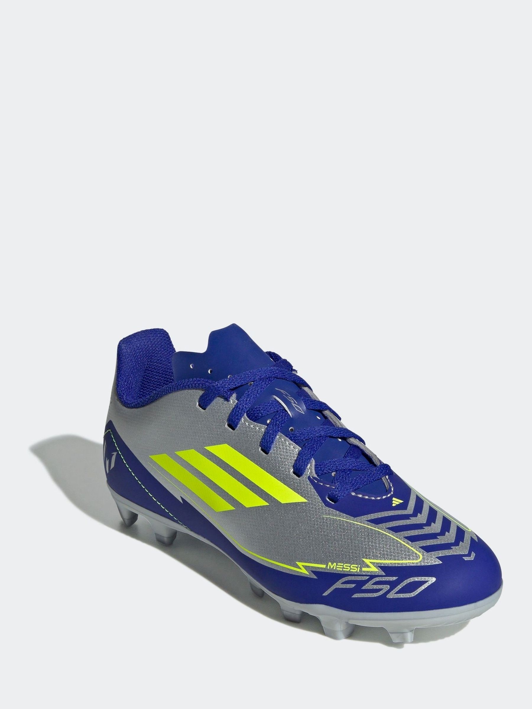 Buy adidas Grey F50 Club Fg/MG J Messi Football Boots from Next
