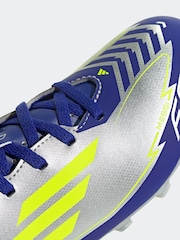 adidas Grey F50 Club Fg/MG J Messi Football Boots - Image 8 of 9