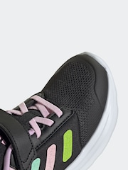 adidas Black/Pink Kids Tensaur Run 3.0 Trainers - Image 8 of 9