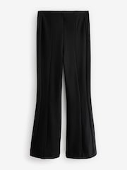 Noir - habillé Ponte Flared Leg Pantalons - Image 6 of 8