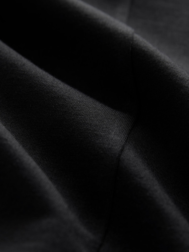 Noir - habillé Ponte Flared Leg Pantalons - Image 8 of 8