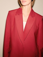 Red - Adjustable Back Tailored Blazer - Image 6 of 9