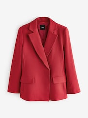 Red - Adjustable Back Tailored Blazer - Image 7 of 9