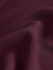 Burgundy Red Elastic Back Wide Leg Trousers - Image 7 of 8