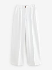Blanc - Pantalon large à dos élastique - Image 5 of 7