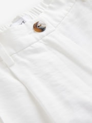 Blanc - Pantalon large à dos élastique - Image 6 of 7
