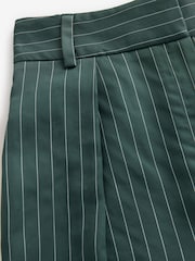 Green Stripe Elasticated Back Wide Leg Trousers - Image 6 of 7