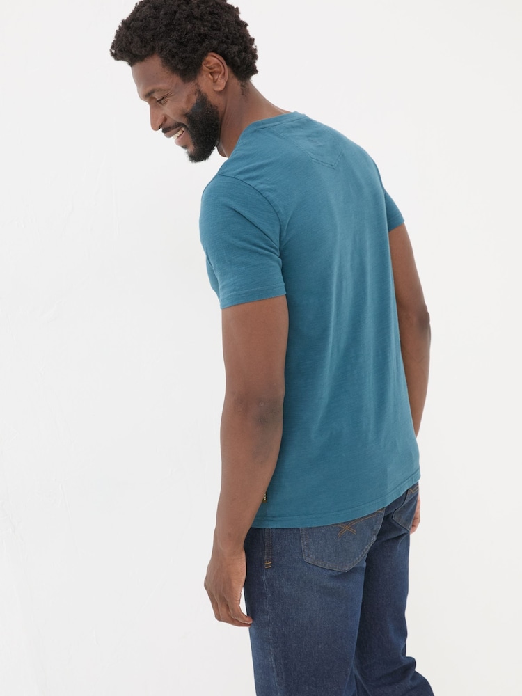 FatFace Teal Blue Jeep Arctic Explorer T-Shirt - Image 2 of 7