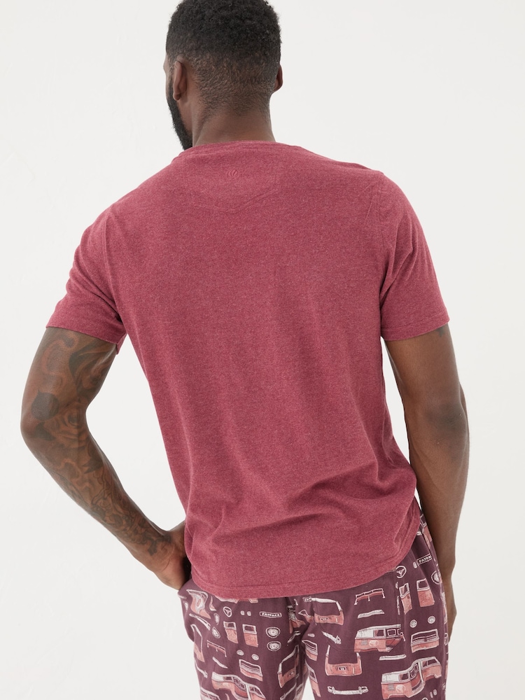 FatFace Dark Red VW Camper T-Shirt - Image 2 of 6