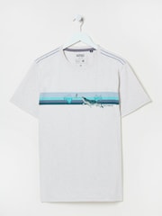 FatFace Natural Shelter Whale Hello There! T-shirt - Image 5 of 6
