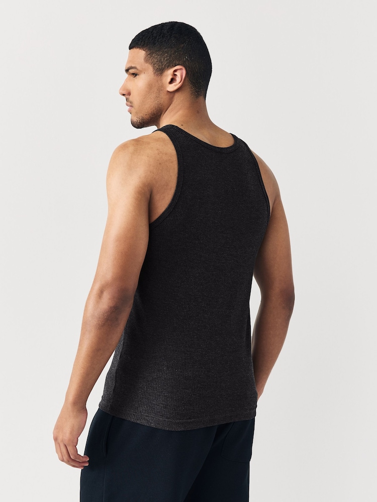 adidas Originals Black Trefoil Essentials Vest - Image 3 of 5