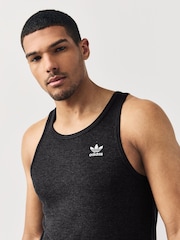 adidas Originals Black Trefoil Essentials Vest - Image 4 of 5