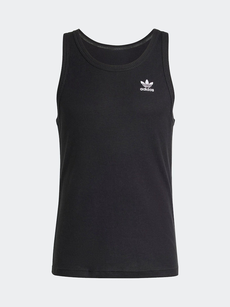 adidas Originals Black Trefoil Essentials Vest - Image 5 of 5