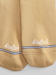 Polo Ralph Lauren Brown Bear Crew Socks 3 Pack - Image 2 of 2