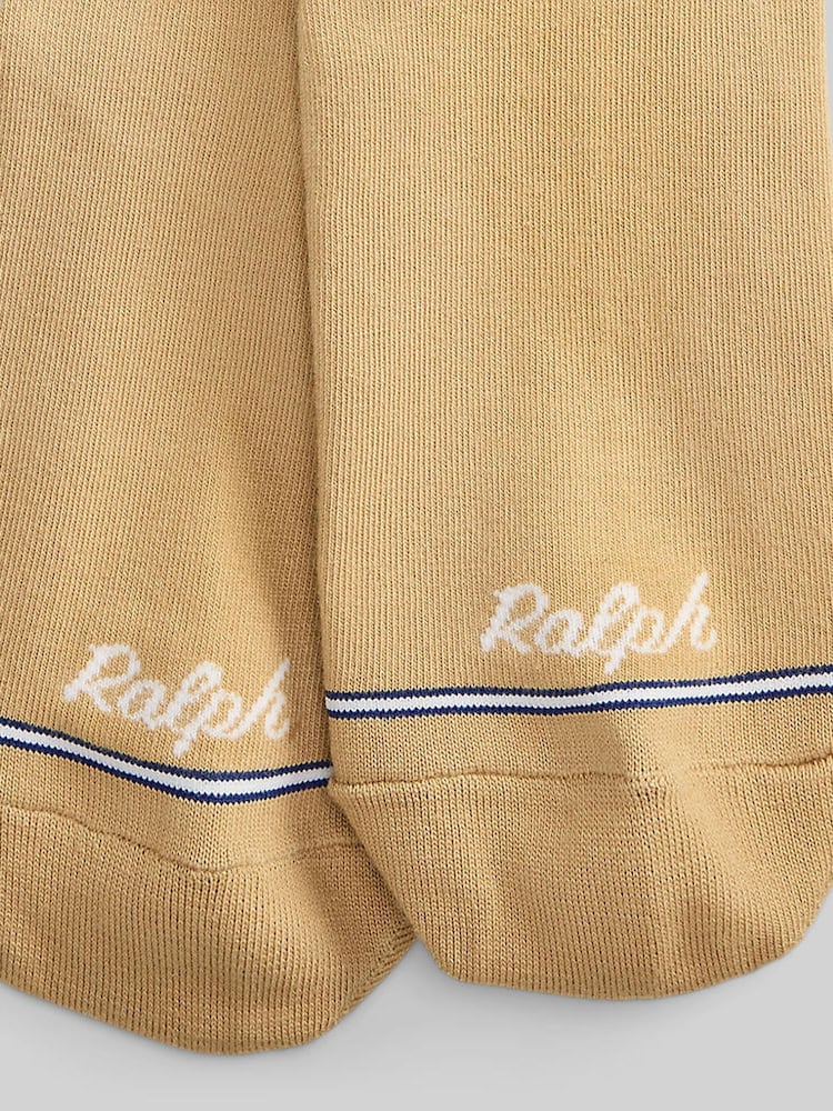 Polo Ralph Lauren Brown Bear Crew Socks 3 Pack - Image 2 of 2 Polo Ralph Lauren Brown Bear Crew Socks 3 Pack - Image 2 of 2