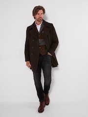 Joe Browns Brown Delightful Double Breasted Coat - Image 3 of 8