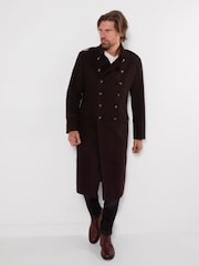 Joe Browns Brown Battalion Long Military Coat - Image 5 of 8