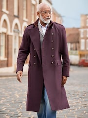 Joe Browns Brown Battalion Long Military Coat - Image 6 of 8
