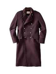 Joe Browns Brown Battalion Long Military Coat - Image 7 of 8