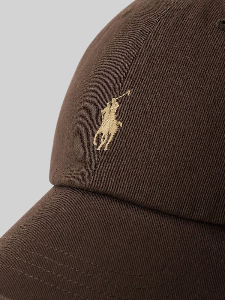 Polo Ralph Lauren Brown Cotton Chino Ball Cap - Image 3 of 3 Polo Ralph Lauren Brown Cotton Chino Ball Cap - Image 3 of 3