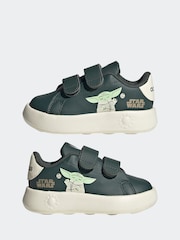 adidas Green Infant Advantage Mandalorian Trainers - Image 4 of 10
