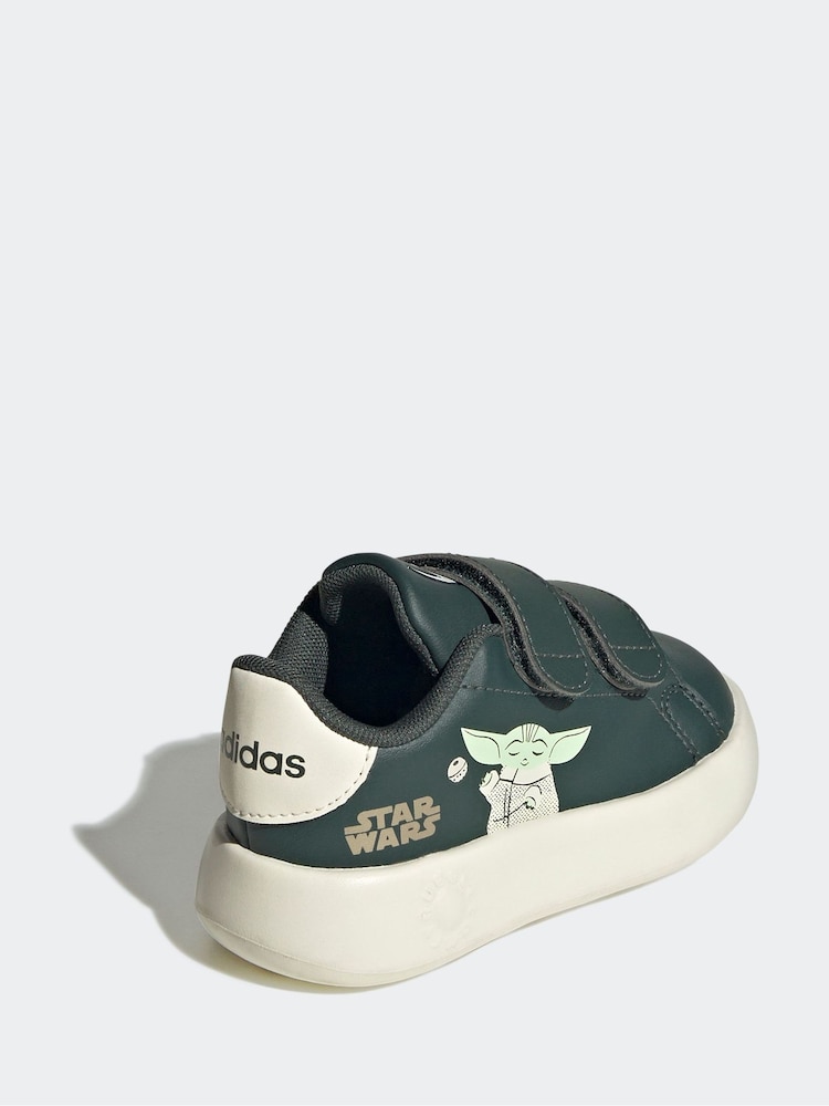 adidas Green Infant Advantage Mandalorian Trainers - Image 7 of 10