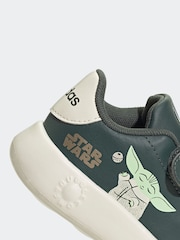 adidas Green Infant Advantage Mandalorian Trainers - Image 8 of 10