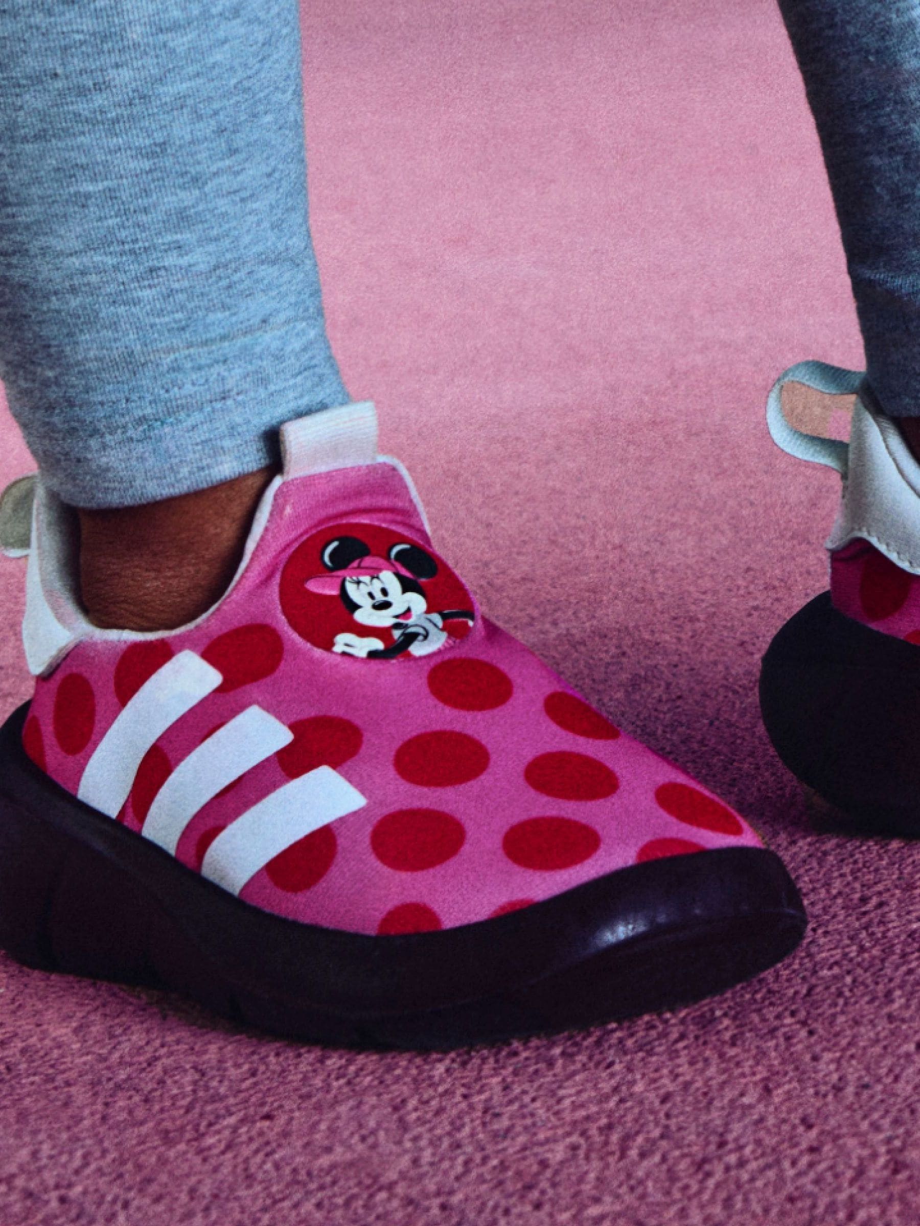 ♡minnie♡ Buy adidas Pink Infant Mono Fit Minnie Mouse Trainers from