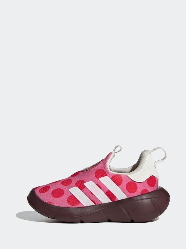 adidas Pink Infant Mono Fit Minnie Mouse Trainers - Image 4 of 12