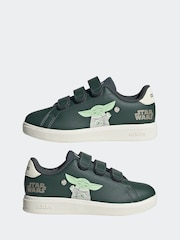 adidas Green Advantage Disney Mandalorian Trainers - Image 5 of 9
