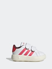 adidas White Disney Minnie Mouse Grand Court Trainers - Image 1 of 9