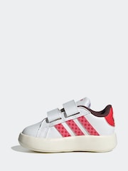 adidas White Disney Minnie Mouse Grand Court Trainers - Image 2 of 9