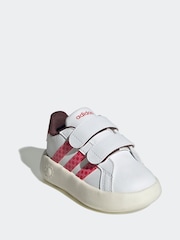 adidas White Disney Minnie Mouse Grand Court Trainers - Image 3 of 9