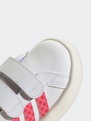 adidas White Disney Minnie Mouse Grand Court Trainers - Image 8 of 9