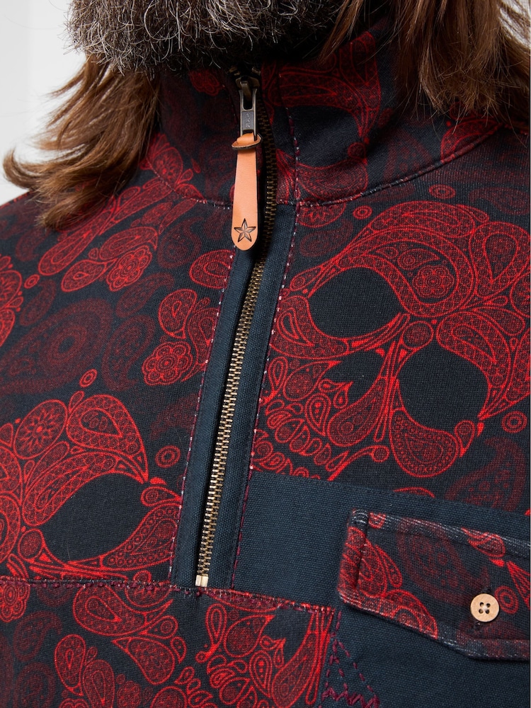 Joe Browns Sensational Skull Print Funnel Sweat Top - Εικόνα 2 από 6