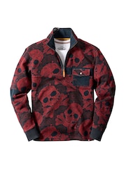 Joe Browns Sensational Skull Print Funnel Sweat Top - Εικόνα 5 από 6